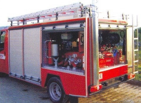 Установка ROTFIRE в комплектации пожарного автомобиля.