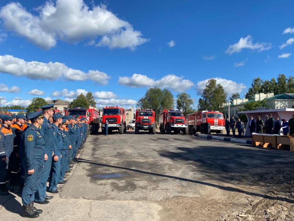 В Нижегородской области наградили участников борьбы с пожарами в Воротынском округе